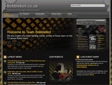 Tablet Screenshot of bobblebot.co.uk